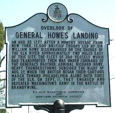 General Howes Landing, Voshell, Minner, Penington, Slaughter, Carrow, Wilson, Ford, Faulkner, Van Winkle, Ball, Crouch, Price, Williams, Pennington, Craven, Cochrane, Biddle, Bankert, Stonesifer, Vandergrift, Yingling, Hyland