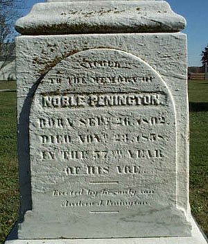 PeningtonNobel_Stone_1838_Peg.jpg (32600 bytes)